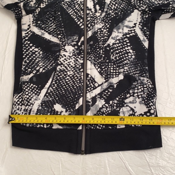 Lululemon Scuba full zip hoodie in Static Mist black and white 6 - Picture 9 of 12